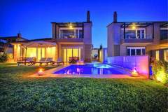 Ferienhaus - Holiday homes Sunny Villas Resort and SPA Chanioti-GRANDE VILLA 3 BEDROOMS heated pool - Ferienhaus 