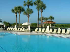 Ferienanlage Lands End direkt am Strand  in 
Treasure Island/Florida (USA)