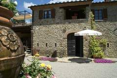 Ferienhaus - Loggia - Ferienunterkunft in Cortona (4 Personen)