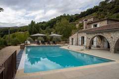 Ferienhaus, Exklusive Unterkunft - Villa Ardeche - Ferienunterkunft in Les Salelles (7 Personen)