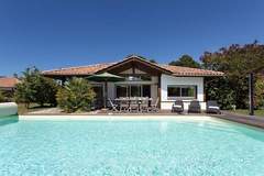 Ferienhaus, Exklusive Unterkunft - Villas de la Prade 3 - Ferienunterkunft in Moliets (8 Personen)