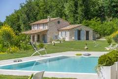Ferienhaus, Exklusive Unterkunft - Ca Luigi - Ferienunterkunft in Acqualagna (10 Personen)