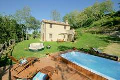 Ferienhaus, Exklusive Unterkunft - Villa Barchetta - Ferienunterkunft in Monte San Martino (6 Personen)