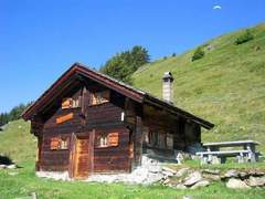 Ferienwohnung - Ferienwohnung Alphütte Bielerchäller