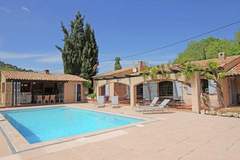 Ferienhaus - Mas la Baouque - Ferienunterkunft in Salernes (10 Personen)
