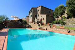 Ferienhaus - Borgo Caprile - Ferienunterkunft in Castiglion Fiorentino (11 Personen)