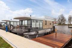 Houseboat Elysium met dakterras - Ferienunterkunft in Sneek (4 Personen)