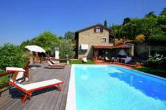 Ferienhaus, Exklusive Unterkunft - Villa la Foce - Villa in Castiglion Fiorentino (8 Personen)