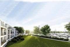 Ferienwohnung - Apartments im MAREMÜRITZ Yachthafen Resort & Spa / Fortuna Suite Müritzblick 2 Personen und 1 Kind 3 - 15 Jahre - Ferienunterkunft in Waren (Müritz) (3 Personen)