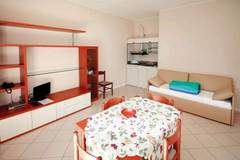 Ferienwohnung - Residence Oasi del Viandante, Dervio-mono 4 mezzanine/schlafgalerie - Appartement in Dervio (4 Personen)