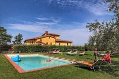 Ferienwohnung - Podere Pulicciano Scaletta - Ferienunterkunft in Castelfranco di Sopra (2 Personen)