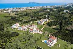 Ferienhaus, Exklusive Unterkunft - Caldera Villas Platanias - 3-bedroom villa 200 qm - Ferienunterkunft in Platanias (9 Personen)