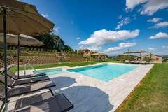 Ferienhaus, Exklusive Unterkunft - Borgo Le Spighe - Ferienunterkunft in Cortona (19 Personen)