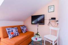 Ferienwohnung - Guest House Avdic - Superior Studio Apartment with Balcony and Sea View - Ferienunterkunft in Dubrovnik (3 Personen)