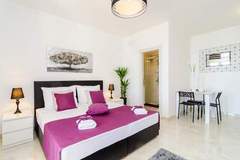 Ferienwohnung - Apartments A&M - Studio with Terrace and Sea View (A2) - Ferienunterkunft in Mlini (3 Personen)