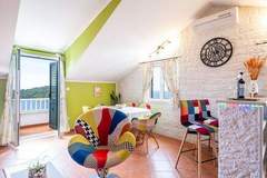 Ferienhaus, Exklusive Unterkunft - Villa Adrian - Six Bedroom Villa with Swimming pool and Sea View - Ferienunterkunft in Dubrovnik (14 Personen)