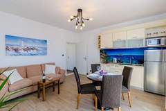 Ferienwohnung - Apartments Knego - Comfort One Bedroom Apartment with Balcony and Sea View - Ferienunterkunft in Mlini (2 Personen)