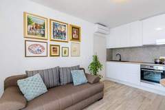 Ferienwohnung - Apartments Lazarin - One Bedroom Apartment with Balcony and Sea View (2 Mali ) - Ferienunterkunft in Dubrovnik (4 Personen)