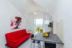 Ferienwohnung - Villa Panorama Dubrovnik (A4) - Premium One Bedroom Apartment with Terrace and sea View - Ferienunterkunft in Mlini (3 Personen)