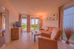 Ferienwohnung - Kapitänshaus Gartendeck 64 qm Nr 432 - Ferienunterkunft in Rechlin (4 Personen)