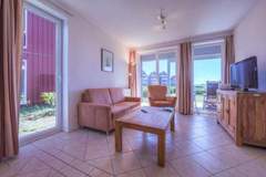 Ferienwohnung - Kapitänshaus Gartendeck 64 qm Nr 471 - Ferienunterkunft in Rechlin (4 Personen)