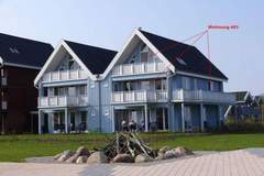 Ferienwohnung - Kapitänsdeck 6 Pers 403 - Ferienunterkunft in Rechlin (6 Personen)