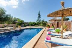 Ferienhaus, Exklusive Unterkunft - YourHouse  Villa Sa Punta de Ses Salines - Ferienunterkunft in Ses Salines (6 Personen)