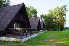 Ferienhaus - Domek z widokiem na jezioro 6 osób - Ferienunterkunft in Łazy (6 Personen)