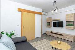 Ferienwohnung - Apartments Radojković Lumbarda -One Bedroom Apartment with Terrace and Partial Sea View(A1) - Ferienunterkunft in Lumbarda (4 Personen)