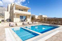 Ferienhaus, Exklusive Unterkunft - Blue Horizon Lefkopetra - Ferienunterkunft in Triopetra (8 Personen)