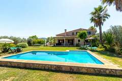 Ferienhaus, Exklusive Unterkunft - Cal Mercader Gran Villa con Piscina y Jardín - Ferienunterkunft in Alcudia (8 Personen)