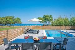 Ferienhaus, Exklusive Unterkunft - Blue Oyster Beach 1 - Ferienunterkunft in Rethymno (6 Personen)