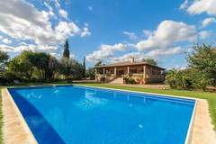 Ferienhaus, Exklusive Unterkunft - Dofi Blau, Villa 5StarsHome Mallorca - Ferienunterkunft in Buger (6 Personen)