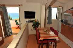 Ferienwohnung - Villa Anni-Studio with Sea View Balcony(A4) - Ferienunterkunft in Sutivan (2 Personen)