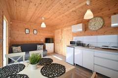 Ferienhaus - 	Parterowe domki wakacyjne dla 5 osób Sarbinowo - Ferienunterkunft in Sarbinowo (5 Personen)