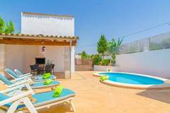 Ferienhaus - Can Pistola - Ferienunterkunft in Algaida, Illes Balears (6 Personen)