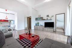 Ferienwohnung - Apartments Meri & Karla - Two Bedroom Apartment with Balcony and Sea View (Karla) - Ferienunterkunft in Dubrovnik (4 Personen)