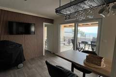 Ferienhaus, Wohnmobil - Tranquil Tides Drage Mobile Home with Terrace and Sea View - Two Bedroom Mobile Home with Terrace and Sea View - Ferienunterkunft in Drage (6 Personen)