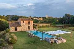 Ferienhaus, Exklusive Unterkunft - Il Conte Farmhouse Retreat - Ferienunterkunft in Orentano (6 Personen)