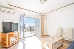Ferienwohnung - Apartments Marnic Blue Chill-Comfort One Bedroom Apartment  with Balcony and Sea View(A4) - Ferienunterkunft in Mlini (4 Personen)