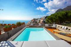 Ferienhaus, Exklusive Unterkunft - Villa Field - Ferienunterkunft in Positano (6 Personen)