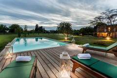 Ferienhaus, Exklusive Unterkunft - Villa sul Fiume - Ferienunterkunft in Monte San Quirico (8 Personen)