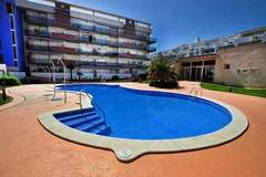Ferienwohnung - 1235 BLAUMARINA con piscina - Ferienunterkunft in Roses (4 Personen)