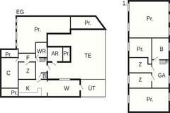 Ferienhaus - Ferienunterkunft in Oksbøl (6 Personen)