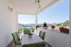 Ferienwohnung - Ivo Guest House-Double Room with External Private Bathroom and Sea View (R2) - Ferienunterkunft in Dubrovnik (2 Personen)