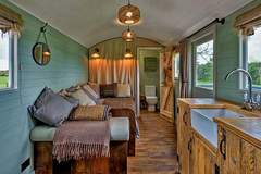 Ferienhaus - 'Joan' Shepherds Hut - Ferienunterkunft in Pwllheli (2 Personen)