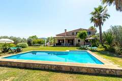 Ferienhaus, Exklusive Unterkunft - Cal Mercader Gran Villa con Piscina y Jardín - Ferienunterkunft in Alcudia (8 Personen)
