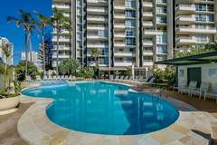 Ferienwohnung - Ocean View 2-Bed with Pool, Tennis Court & BBQ - Ferienunterkunft in Surfers Paradise (4 Personen)