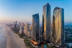 Ferienwohnung - Jewel Luxury Beachside 2-Bed with Water View - Ferienunterkunft in Surfers Paradise (4 Personen)