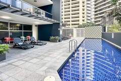 Ferienwohnung - Brisbane CBD Stay with Pool & Gym Access - Ferienunterkunft in Brisbane City (4 Personen)